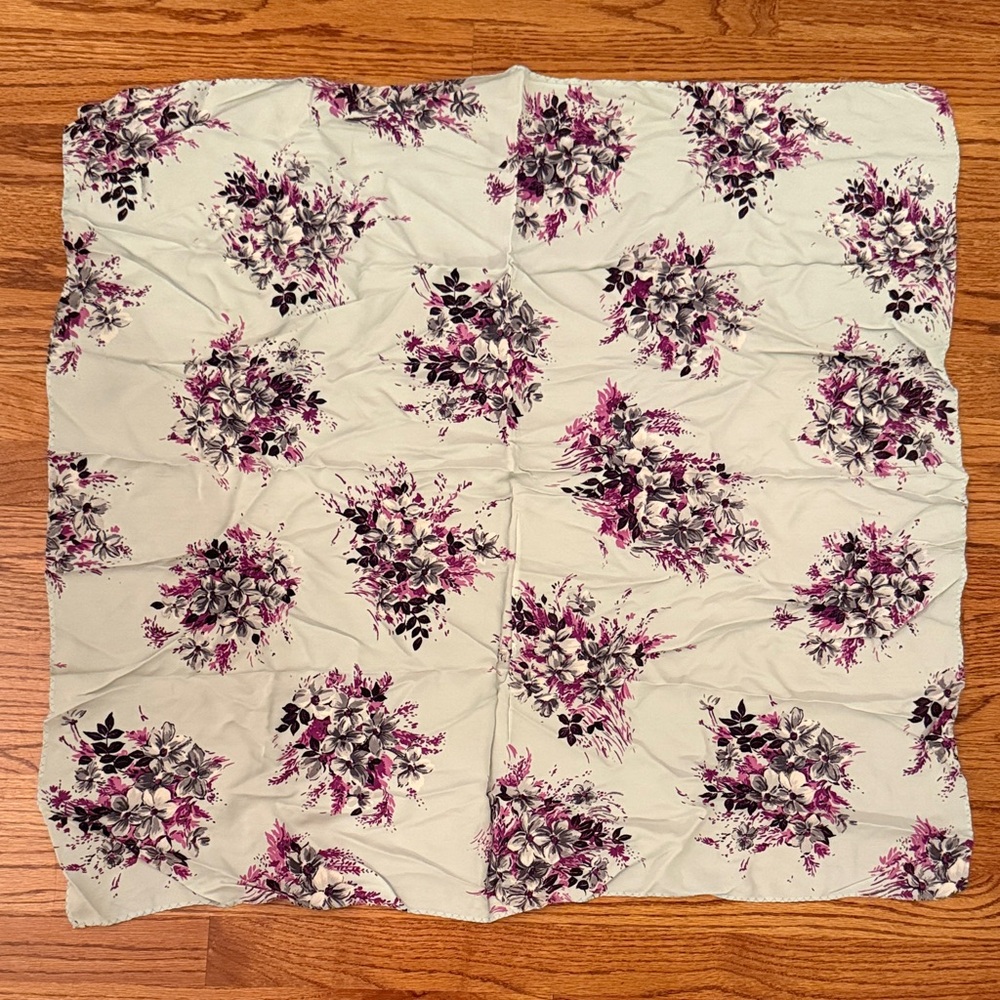 Floral Silk/satin Scarf